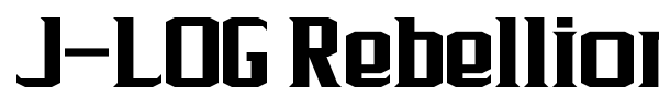 J-LOG Rebellion Serif font preview